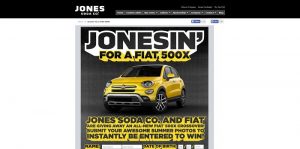 Jones Soda Jonesin For A Fiat 500X Contest