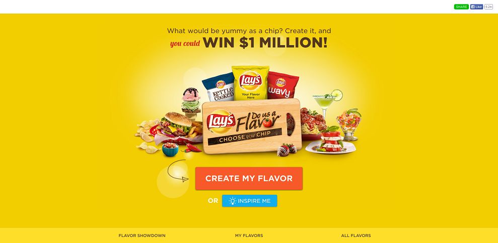 www.dousaflavor.com - LAY'S Do Us A Flavor Choose Your Chip Contest