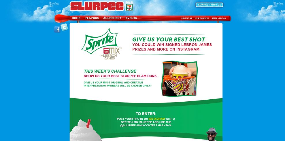 6mixslurpee Sprite 6 Mix By Lebron James Slurpee Drink