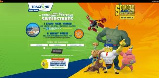 Cruise With SpongeBob And TracFone Sweepstakes - Nick.com/TracfoneCruise