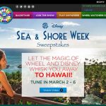 Wheel of Fortune Disney Sea & Shore Sweepstakes