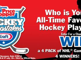 Price Chopper And Kraft Hockey Sweepstakes