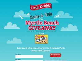 Little Debbie Fig Bar Myrtle Beach Giveaway