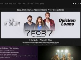 Lady Antebellum and Quicken Loans 7FOR7 Sweepstakes