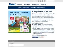 Purex Backyard Fun In The Sun Sweepstakes