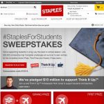 #StaplesForStudents Sweepstakes