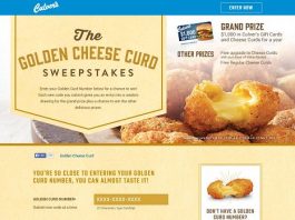 GoldenCheeseCurd.com - Culver's Golden Cheese Curd Sweepstakes