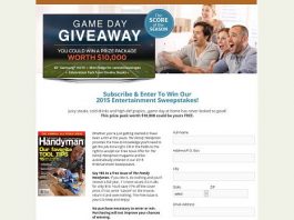 Familyhandyman.com/GamedayGiveaway - Family Handyman Magazine Game Day Giveaway