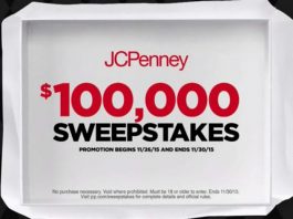 JCPenney's Black Friday Sweepstakes