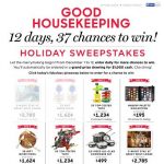 GoodHousekeeping.com/12Days – Good Housekeeping 12 Days Of Giveaways Sweepstakes