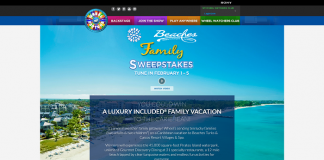 WheelOfFortune.com Beaches Resorts Family Sweepstakes