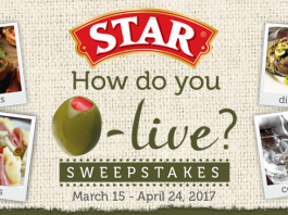 STAR How Do You O-live? Sweepstakes 2017