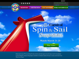 Wheel Of Fortune Sweepstakes: Carnival Spin & Sail Bonus Puzzle Solution