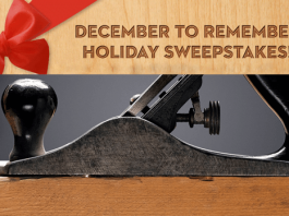 Popular Woodworking December To Remember Holiday Sweepstakes 2016 (PopularWoodworking.com/31Days)