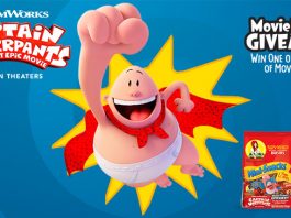 Sun-Maid Captain Underpants Movie Tickets Giveaway