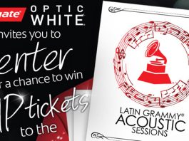 Colgate Optic White 2017 Latin Grammy Acoustic Session in LA Sweepstakes