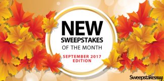 New Online Sweepstakes (September 2017)