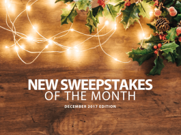 New Online Sweepstakes (December 2017)