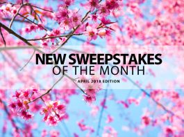 New Online Sweepstakes (April 2018)