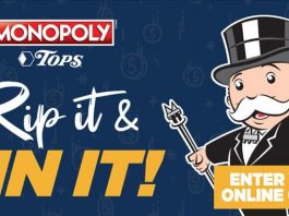 Tops Monopoly 2021 Game