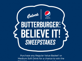 ButterBurger Believe It Sweepstakes