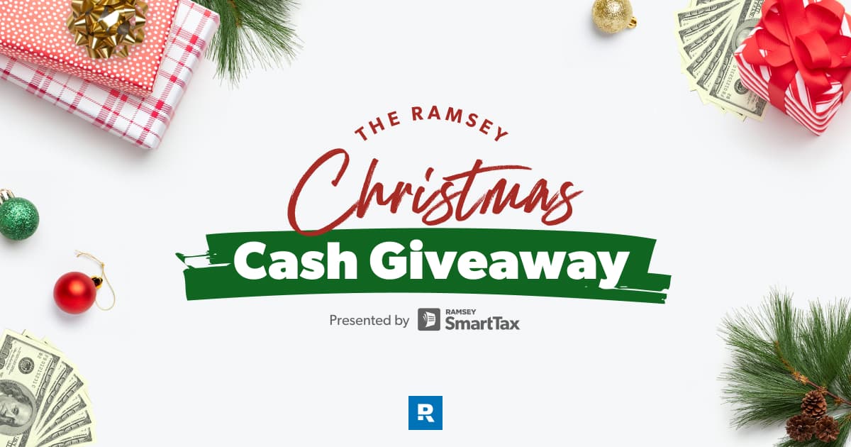 Dave Ramsey Christmas Cash Giveaway 2022