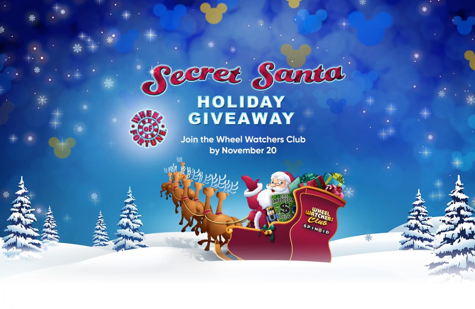 Wheel Of Fortune Secret Santa Holiday Giveaway 2020 Wheel SPIN ID