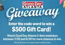 Fox 5 Good Day Giveaway Contest 2024